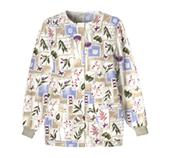 Ferndale Jewel Neck Snap Front Warm-Up